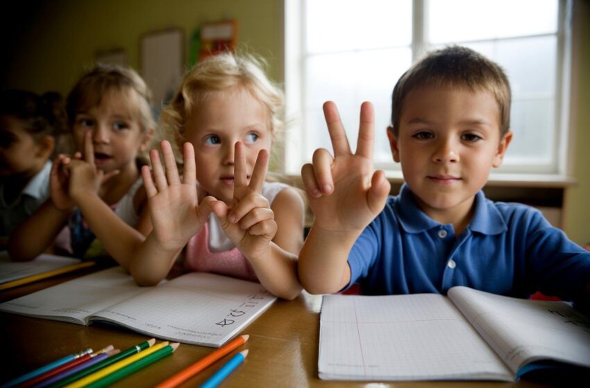  استخدام الأصابع في العد يمهّد للتفوق في الرياضيات: